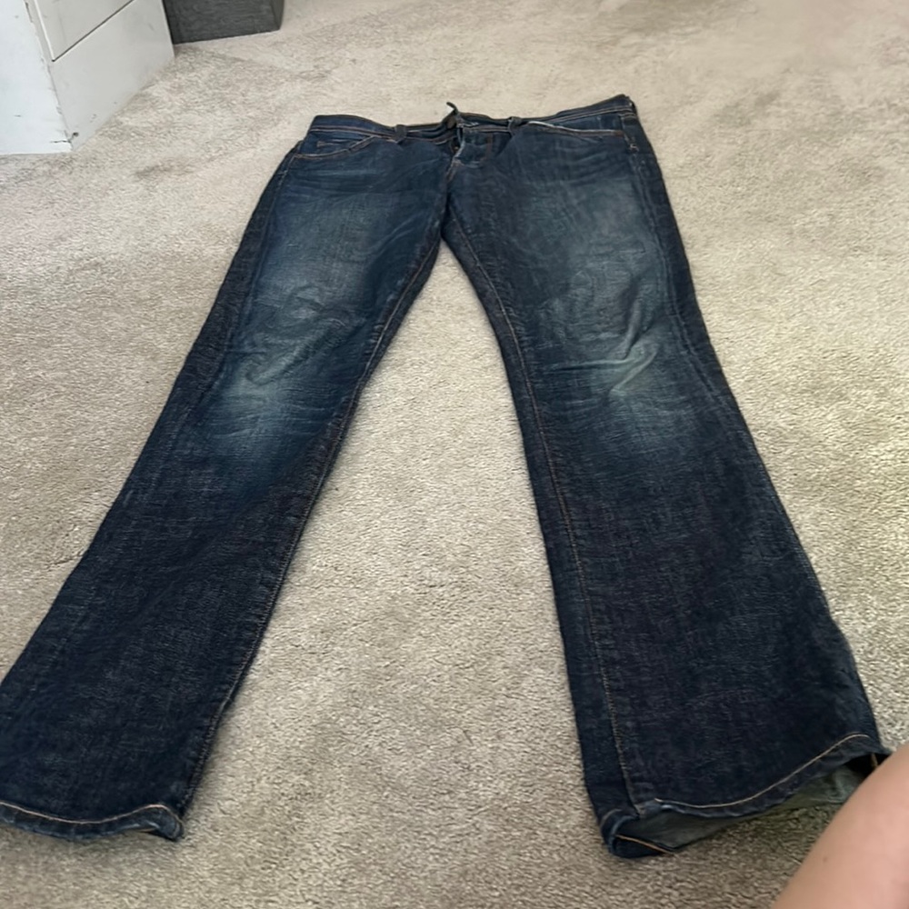 Citizens of humanity Dark blue button / zipper jeans - size 28